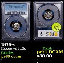 Proof PCGS 1976-s Roosevelt Dime 10c Graded pr69 dcam By PCGS