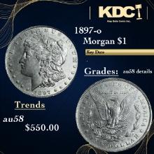 1897-o Morgan Dollar $1 Grades AU Details