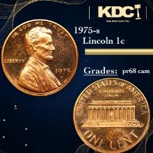 Proof 1975-s Lincoln Cent 1c Grades GEM++ Proof Cameo