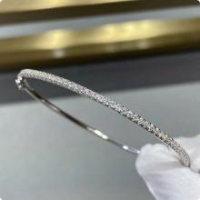 Zircon Diamond Silver Women's Bracelet - 925 Sterling Silver