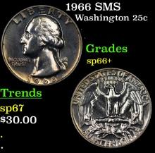 1966 SMS Washington Quarter 25c Grades sp66+
