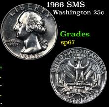 1966 SMS Washington Quarter 25c Grades sp67