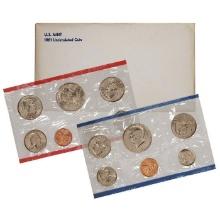 1999 United States Mint Proof Quarters 5 pc set