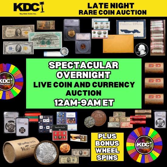 LATE NIGHT! Key Date Rare Coin Auction 32.5ON