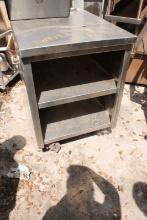Stainless 24"x32" Cabinet with Castors
