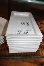 7"x12" CAC China Rectangle Plates