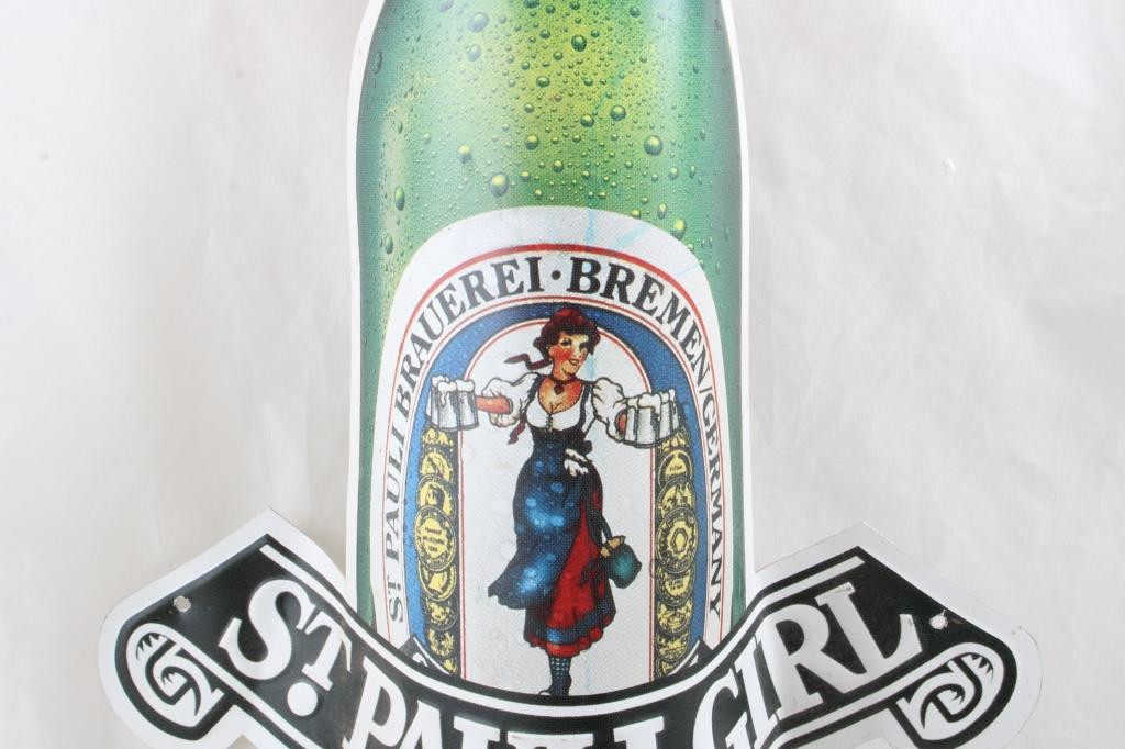 American Flyer Sign & St Pauli Girl Beer Sign