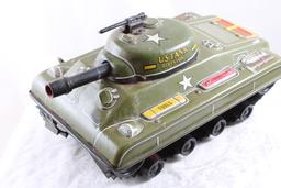 Marx #392 Windup 1950s US Army Tank Works