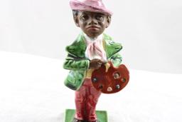 Black Americana Artist/Painter Figurine 6 1/2"