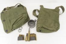 US Military Satchels and Assorted Ammo