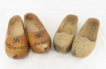 1944 France and 1945 Germany Wooden Clogs