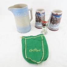 Red Wing Cherry Band Pitcher, Beer Glasses & More