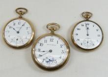 Elgin, South Bend & Langendorf pocket watches
