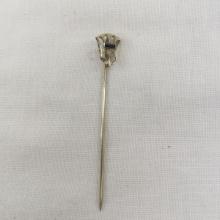 10k Gold Diamond & Sapphire stick pin 1.4g