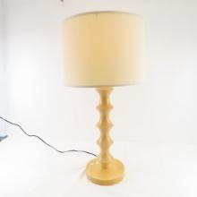 MCM Light Wood Table Lamp- Working