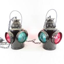 M&StL Ry CO electrified modern repro lanterns