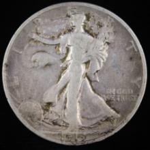 1919-S U.S. walking Liberty half dollar