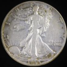 1938-D U.S. walking Liberty half dollar