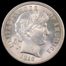 1916 U.S. Barber dime