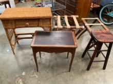 Small Table, Wicker STand, Luggage Stands, Stool