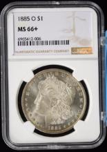 1885-O Morgan Dollar NGC MS-66 Plus
