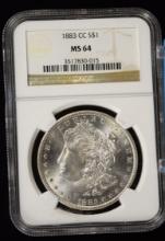 1883-CC Morgan Dollar NGC MS-64