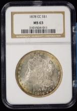 1878-CC Morgan Dollar NGC MS-63