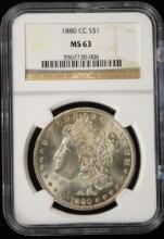 1880-CC Morgan Dollar NGC MS-63