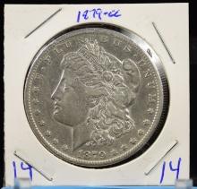 1879-CC Morgan Dollar AU58