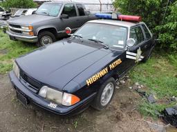 1993 Nevada Highway Patrol Mustang SSP Coupe with All Original Equipment