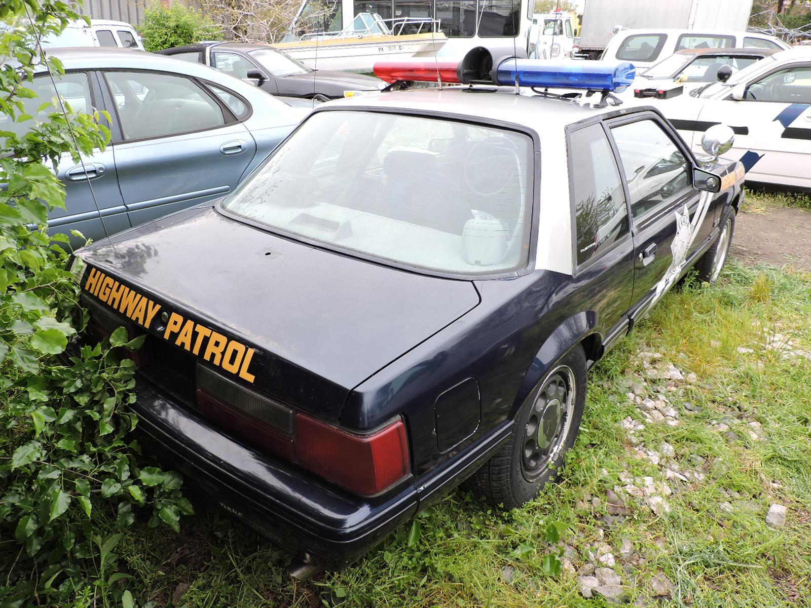 1993 Nevada Highway Patrol Mustang SSP Coupe with All Original Equipment