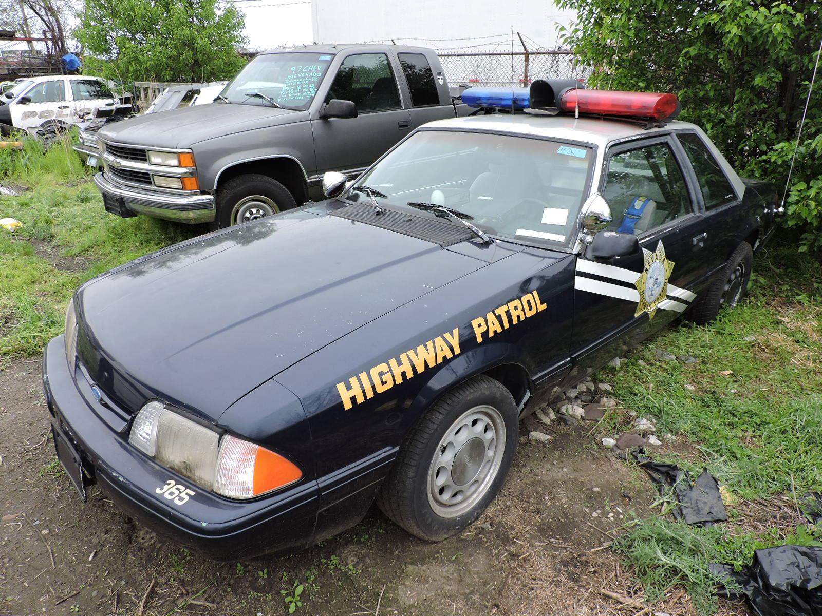 1993 Nevada Highway Patrol Mustang SSP Coupe with All Original Equipment