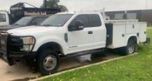 2017 Ford F350 Extended Cab Open Utility Body / 226,515 Miles / Located: Bryan, TX