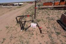 2 Spare Tire Metal Racks, Tow Bar, Drill Press Stand