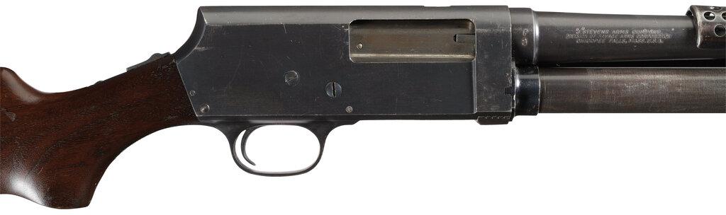 WWII U.S. Stevens Model 520-30 Slide Action Trench Shotgun