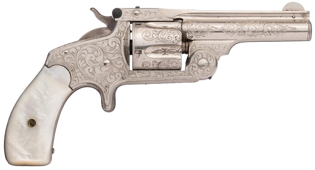 New York Engraved Smith & Wesson .38 Single Action Revolver