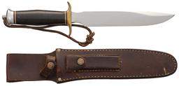 World War II Era Randall Springfield Fighter Knife with Sheath