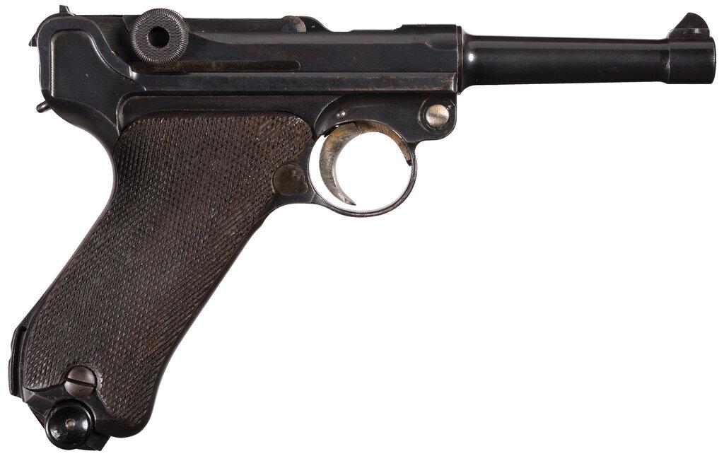 Dutch Navy Contract Mauser Banner "1939" Dated Luger Pistol
