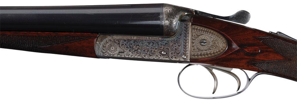 Pair of Charles Hellis & Sons Boxlock Double Barrel Shotguns