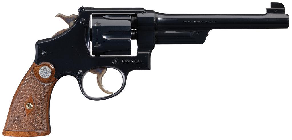 Pre-World War II Smith & Wesson .38/44 Outdoorsman Revolver