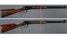 Two Winchester Model 94 Lever Action Rifles