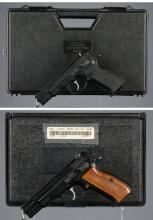 Two CZ Semi-Automatic Pistols with Cases