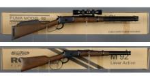 Two Rossi Model 92 Lever Action Rifles with Boxes