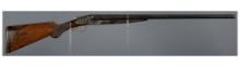 Engraved Lefever Arms Co. C Grade Double Barrel Shotgun