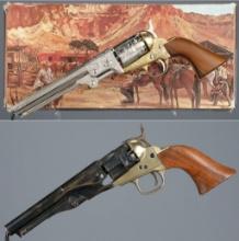 Two Reproduction Black Powder Revolvers