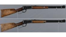 Two Winchester Model 94 Lever Action Carbines