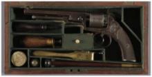 Cased Engraved William Egan Retailed Bentley 54-Bore Revolver