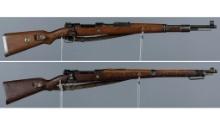 Two Model 98 Military Bolt Action Rifles
