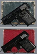 Two FN Manufactured Semi-Automatic Pocket Pistols