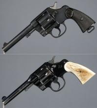 Two Colt Double Action Revolvers